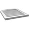 Ekena Millwork Arch Top Surface Mount PVC Gable Vent: Functional, w/ 2"W x 1-1/2"P Brickmould Frame, 20"W x 22"H GVPAR20X2202SF - alternate 2